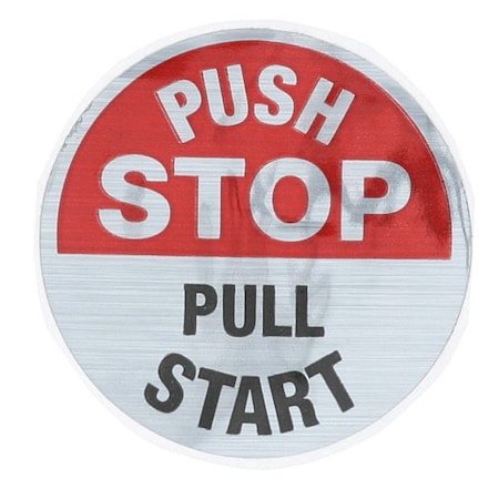 Hobart Label - Start/Stop 291475